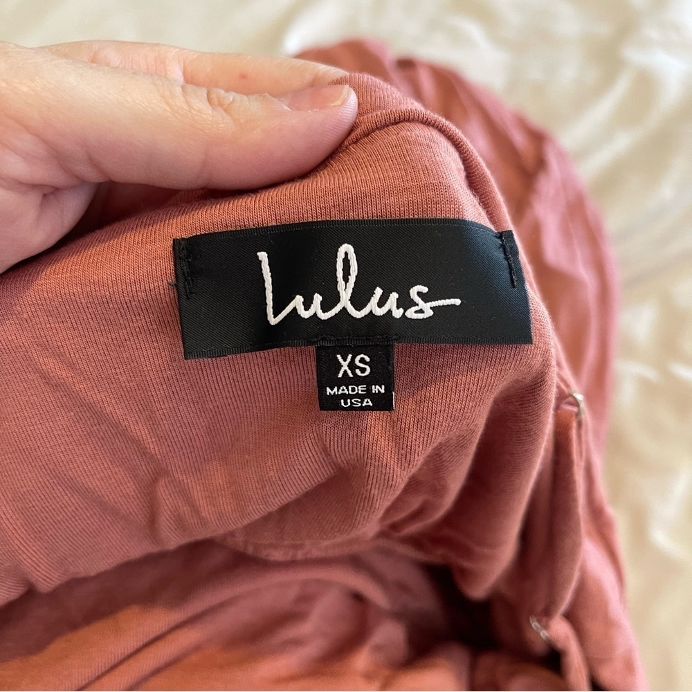 Lulu’s Elegant Pink Maxi Dress Size XS - Picture 6 of 6